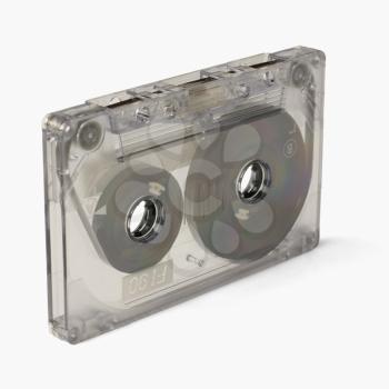 Close-up of an audio cassette