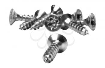 Close-up of screws