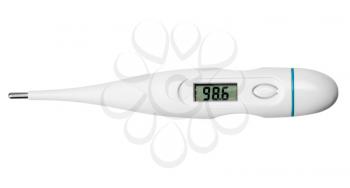 Close-up of a digital thermometer