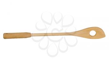 Close-up of a wooden spatula