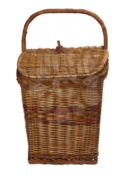 Close-up of a wooden basket