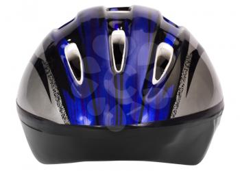 Close-up of a cycling helmet
