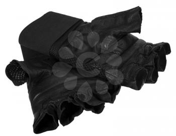 Close-up of cycling gloves