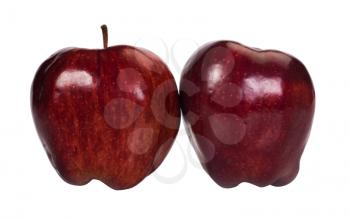 Close-up of two apples
