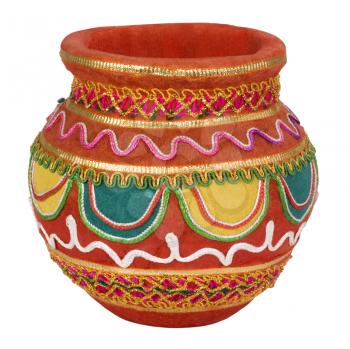 Close-up of a decorative pot