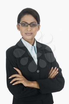 Portrait of a businesswoman with arms crossed