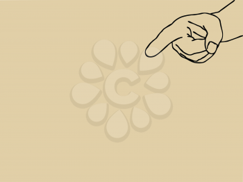 Royalty Free Clipart Image of a Hand