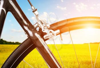 Bicycling Stock Photo