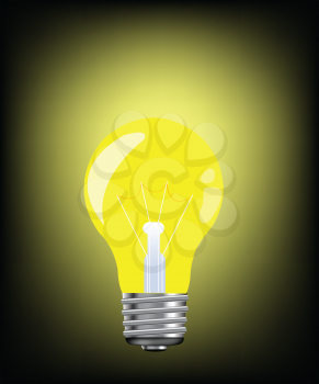 Royalty Free Clipart Image of a Bulb