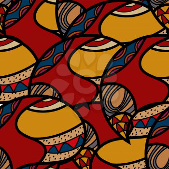 African ethnic Seamless colorful pattern. Vector illustration.