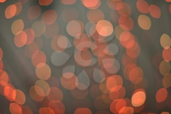 Beautiful background of red bokeh in the night.