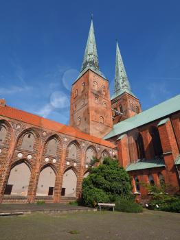 Luebecker Dom cathedral church in Luebeck, Germany