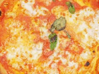 Margherita aka margarita traditional Italian pizza useful as a background