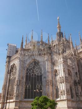 Duomo di Milano gothic cathedral church Milan Italy