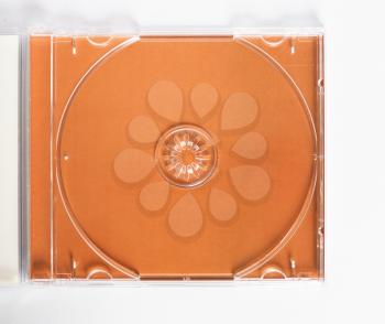 CD (compact disc) case for music and data recording media