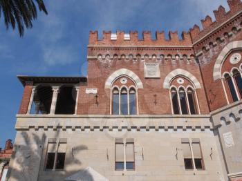 Castello d Albertis gothic revival castle in Genoa Italy
