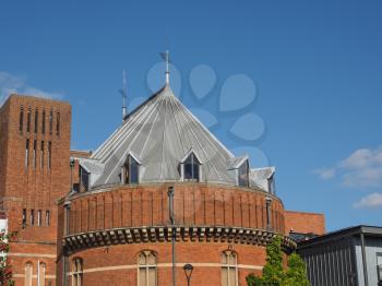 Royal Shakespeare Theatre on River Avon in Shakespeare birth town