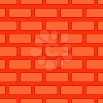Brick wall seamless texture. Red Bricks Background
