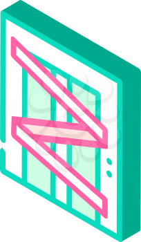lift repair isometric icon vector. lift repair sign. isolated symbol illustration