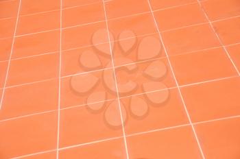 Royalty Free Photo of Red Ceramic Tiles