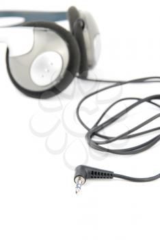 Royalty Free Photo of Corded Headphones