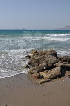 Royalty Free Photo of a Beach in Kos, Greece 