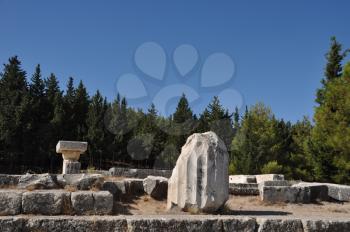 Royalty Free Photo of the Ruins of Asklepieion in Kos, Greece