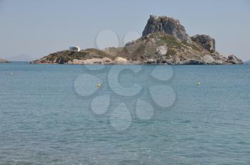 Royalty Free Photo of Kefalos Village on Kos Island, Greece