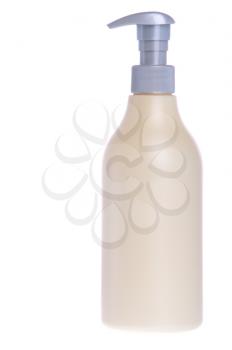 Royalty Free Photo of a Plastic Shampoo Bottle