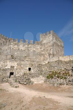 Royalty Free Photo of a Medieval Castle in Leiria, Portugal
