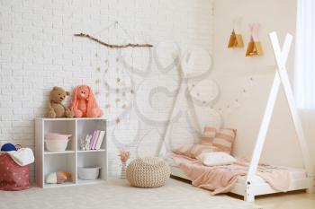 Stylish interior of modern children's room�