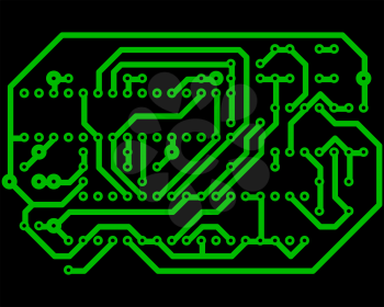 Electric scheme for design use. Vector illustration.