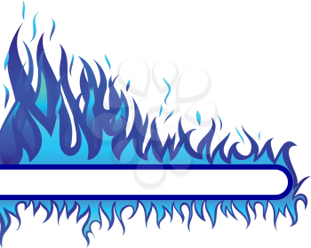 Inferno fire vector background for design use