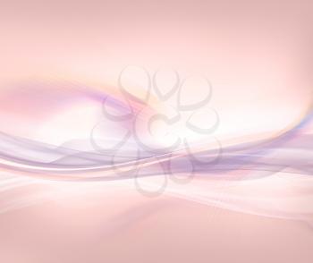 Royalty Free Clipart Image of a Background With Wavy Lines