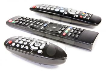 Royalty Free Photo of Three Remote Controls