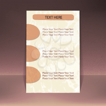 Royalty Free Clipart Image of a Sample Text