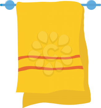 Royalty Free Clipart Image of a Towel