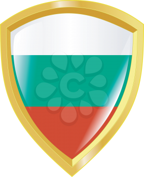 Coat of arms in national colours of Bulgaria