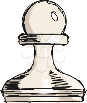 Royalty Free Clipart Image of a Pawn