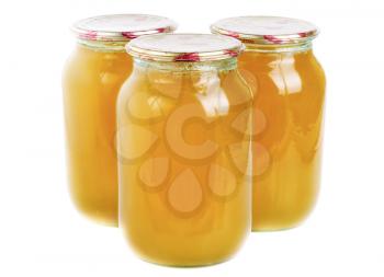 Royalty Free Photo of Jars of Honey