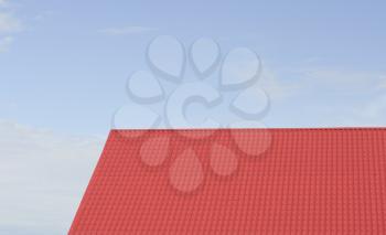 Royalty Free Photo of a Red Roof