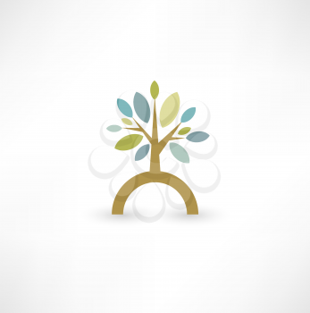  abstract tree icon