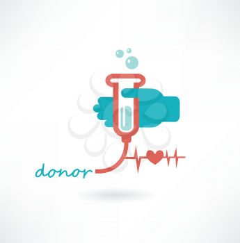 Blood Donation Concept Illustration