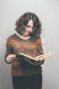 Woman with a book 