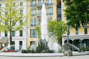 Fountain, Lugano , Switzerland