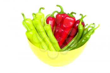 Royalty Free Photo of a Bowl of Peppers