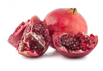 Royalty Free Photo of an Opened Ripe Pomegranate