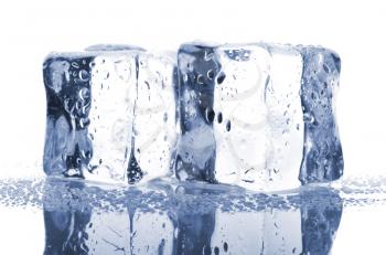 Royalty Free Photo of Two Ice Cubes