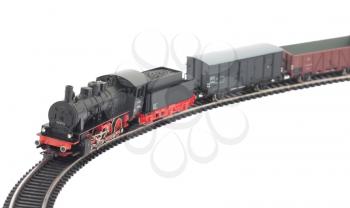 Royalty Free Photo of a Toy Steam Locomotive