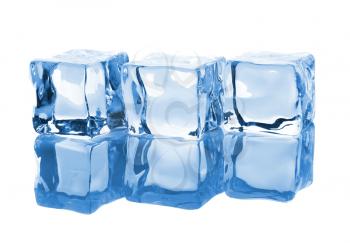 Royalty Free Photo of Three Ice Cubes